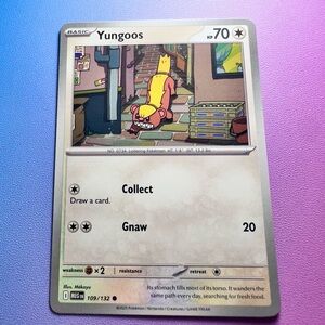 yungoos - 109/132 (common) — pokemon: mega evolutions